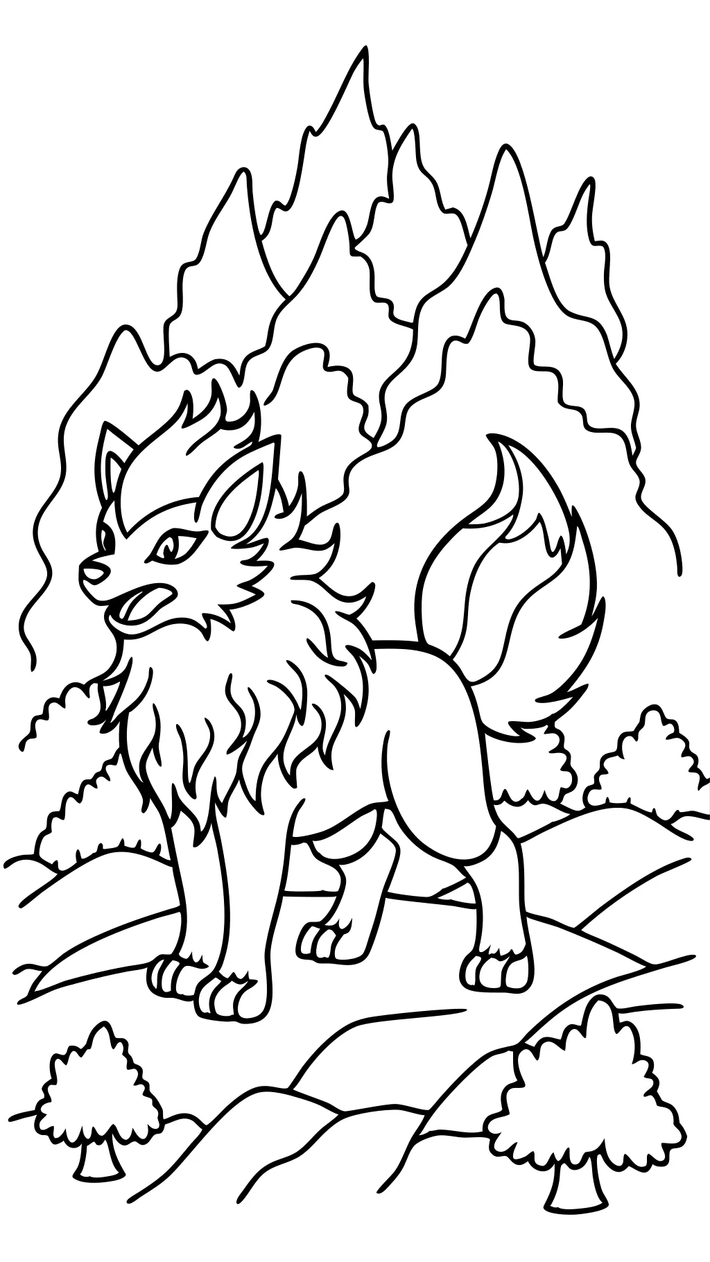 coloriages d’arcanine